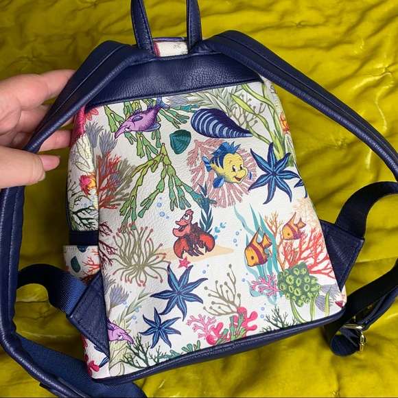 Loungefly Bags Loungefly Flounder And Sebastian Mini Backpack